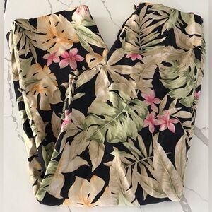 Talbots Silk Pants SIZE 10 Tropical Lined